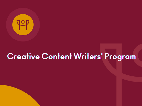Creative Content Writers' Program